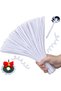 100 Pieces of Chenille Set of 4 White (25) Purple (25) , Lilac (25) Army Green (25) Floral Feather Wire - 5