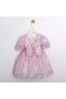 Dream Party Sequined Girls' Dress with Bow on the Back - 2