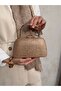 Women's Crystal Stone Chain Long Strap Evening Dress Bag - 3