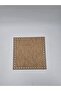 Wooden 23X23 cm 10 Pieces Tray Knitting Plate Supla Perforated Coaster Crochet Base Craft Basket Base - 4