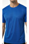 تي شيرت رجالي أزرق اللون قابل للتنفس Pro+ Compression T-shirt يمتص العرق مرن مصنوع من القماش الرياضي - 2
