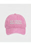 ''Eat Turkish Kiss French'' Embroidered Washed Cap