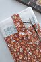 Pocketed Fabric Book Cover Crispy Floral Book Lover Gift - 4