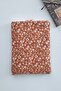 Pocketed Fabric Book Cover Crispy Floral Book Lover Gift - 6