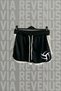 Volleyball Printed with Stripes on the Sides Piped Detail Women's Sports Running and Fitness Shorts