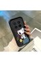 حافظة سيليكون سوداء متوافقة مع هاتف Vivo X200 Pro، مقاومة للصدمات مع حماية للكاميرا، تصميم سنوبي