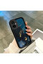Tecno Camon 19 Neo(Ch6I) Compatible Black Silicone Case Dragon Pattern with Camera Protection Shockproof