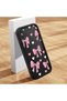 iPhone X/Xs Compatible Black Silicone Case Shockproof with Camera Protection Stylish Print - 2