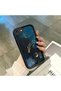 حافظة من السيليكون الأسود متوافقة مع هاتف iPhone 7/8/SE 2020 2022، مقاومة للصدمات، نمط التنين مع حماية للكاميرا