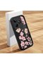 Realme Note 50 Compatible Black Silicone Case Shockproof Camera Protected Stylish Print - 2