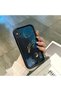 iPhone X/Xs Compatible Black Silicone Case Shockproof with Camera Protection Dragon Pattern