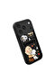 iPhone 17 Pro Max Compatible Black Silicone Case Shockproof with Camera Protection Snoopy - 3