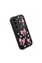 Samsung Galaxy S23 Compatible Black Silicone Case Shockproof with Camera Protection Stylish Print - 3