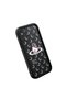 iPhone X/Xs Compatible Black Silicone Case Shockproof with Camera Protection Stylish Print - 3