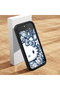 iPhone 7 Plus/8 Plus Compatible Black Silicone Case Shockproof with Camera Protection Cartoon Patterned - 2