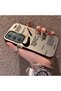 Samsung Galaxy S24 Compatible Silicone Edge Hard Back Anti-Fall Phone Case Air Patterned - 2