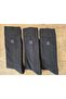 Soket Socks Flat 3 Pairs Black Men's Socks with Towel Sole and N Letter Detail - 4