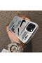 iPhone 16 Pro Max Compatible Silicone Edge Hard Back Anti-Fall Phone Case Air Patterned - 3