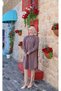 Long Buttoned Tunic Brown Hnt8533 - 4