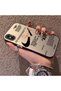 iPhone XS Compatible Silicone Edge Hard Back Anti-Fall Phone Case Air Patterned - 2