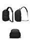 Waterproof Minimalist Sling Chest Bag for Men, Lightweight Travel & Commute, Black 9731 - 5