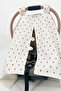 Muslin Stroller Cover 100% Cotton 100X90 cm Reversible Newborn Baby Breathable Muslin - 6