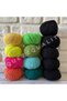 Jeans Knitting Yarn Set, 13 Pieces of Knitting Yarn, Square Motif Cardigan Knitting Set