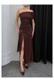 One Shoulder Buckle Detailed Dress - 6