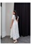 Embroidered Midi Dress - 5