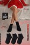 3 Pairs of Cotton Ruffled Women's Booties Socks – Stitch-Free Toe