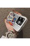 Infinix Smart 8/8 Pro/8 Plus Compatible Hard Acrylic Back Silicone Edge Lens Protection Mechanical Robot Pattern Case - 4