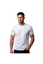 0 Yaka Gofre Printed Men's T-Shirt Modal White - 4