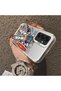 Samsung Galaxy A16 4G/5G Compatible Hard Acrylic Back Silicone Edge Lens Protection Mechanical Robot Pattern Case - 4