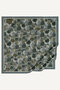Gray Relief Pattern Checkered Scarf - 2