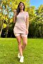 Women's New Season Pleated Bottom and Top Two-Piece Set Dp10047