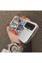 Samsung Galaxy S23 Fe Compatible Hard Acrylic Back Silicone Edge Lens Protection Mechanical Robot Pattern Case - 4
