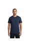 O Neck Basic Men's T-Shirt 100-03 Navy Blue - 5