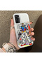 Samsung Galaxy M23/M13 Compatible Hard Acrylic Back Silicone Edge Lens Protection Mechanical Robot Pattern Case - 2