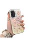 Samsung Galaxy S22 Compatible Hard Acrylic Back Silicone Edge Lens Protection Stylish Print Case