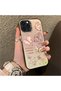 iPhone 14 Pro Max Compatible Hard Acrylic Back Silicone Edge Lens Protection Stylish Print Case - 2