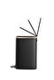 EKO 9L CUBO STAINLES STEEL PEDAL BIN BLACK - 6