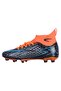 Orange Turquoise Unisex Football Boots - 4