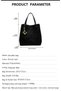 CHCH New Vintage-Style Large Capacity Printed Tote Bag Handbag - 2