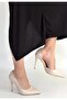 Pley Beige Patent Leather Stiletto Shoes - Tygoo