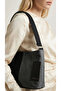 Women's Denim Shoulder Bag Denim Fabric Strap Bag - 4