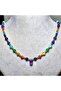 7 Chakras - Seven Chakras Natural Stone Necklace - 42Cm+5Cm - Only Hand Made - 2