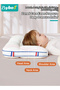 Toddler Pillow for Sleeping, Kids Pillows with Ergonomic Spine-Protective Design, Toddler Head Suppo - 5