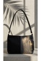 Women's Denim Shoulder Bag Denim Fabric Strap Bag - 4