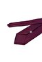 Burgundy Motif Pattern Classic Tie with Handkerchief K13642 - 3