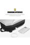Waterproof Crossbody Sling Backpack, Multi Storage, Laptop Tablet Compatible, White, 9509 - 5